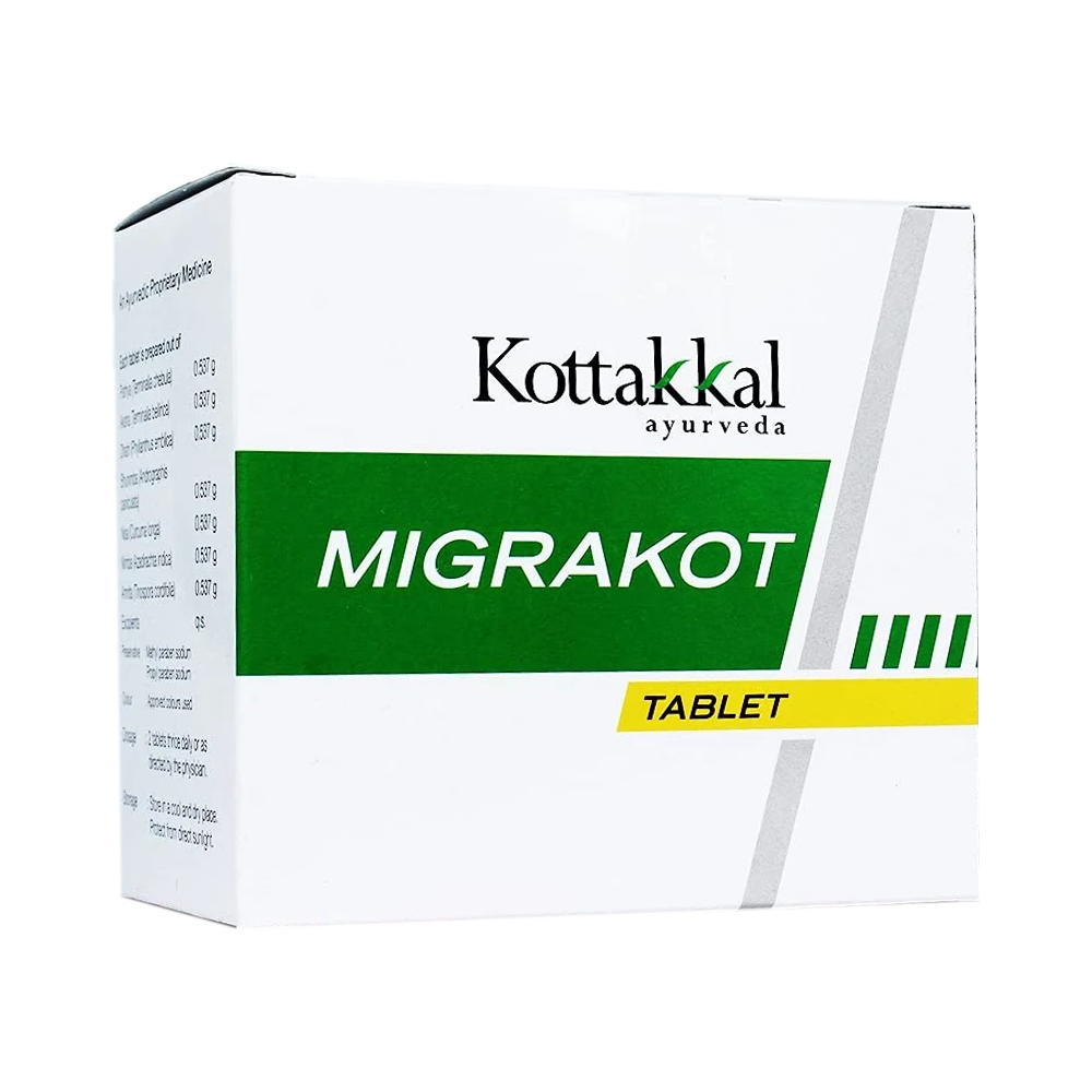 Kottakkal Arya Vaidyasala Migrakot Tablets, 100 Tablets-1.webp